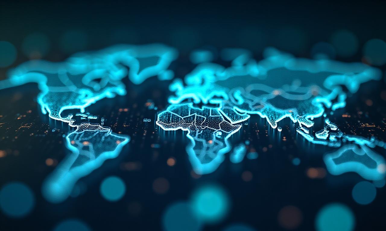 Global logistics network visualization